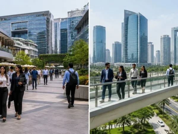 Mumbai Bandra Kurla Complex financial and regulatory district with Indian fintech and compliance professionals.